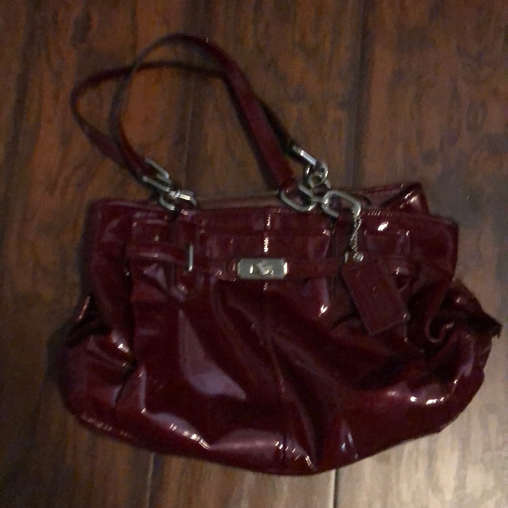 Coach Patton leather ruby handbag